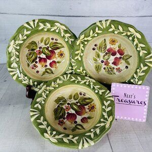 Certified International Pamela Gladding LA TOSCANA Fruit 8.5" Soup Cereal Bowl 3